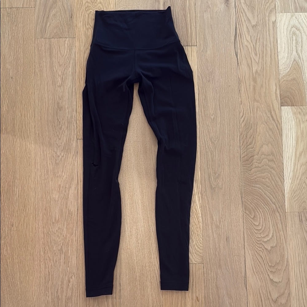 High-Waisted Black Leggings